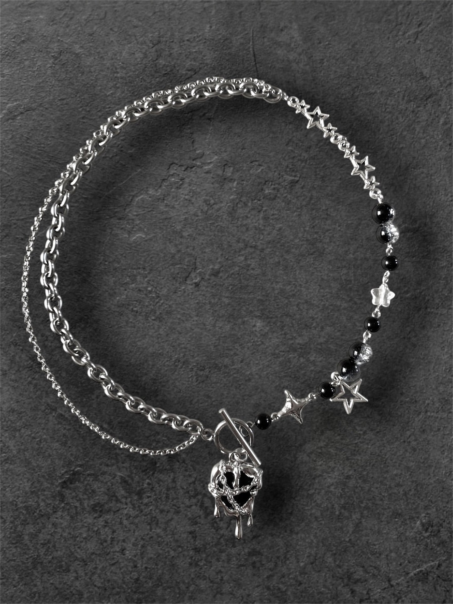 Glitch Heart Necklace