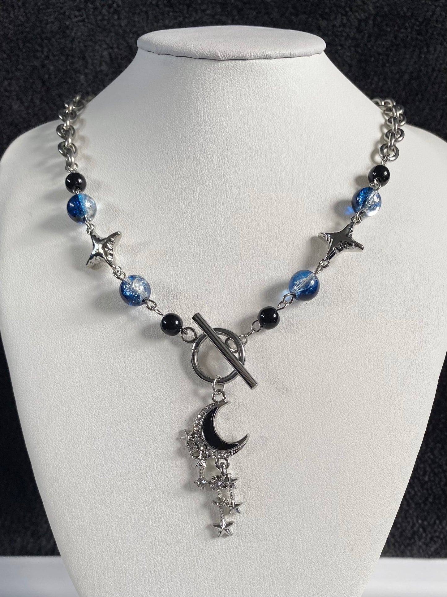 Cosmic Crescent Necklace