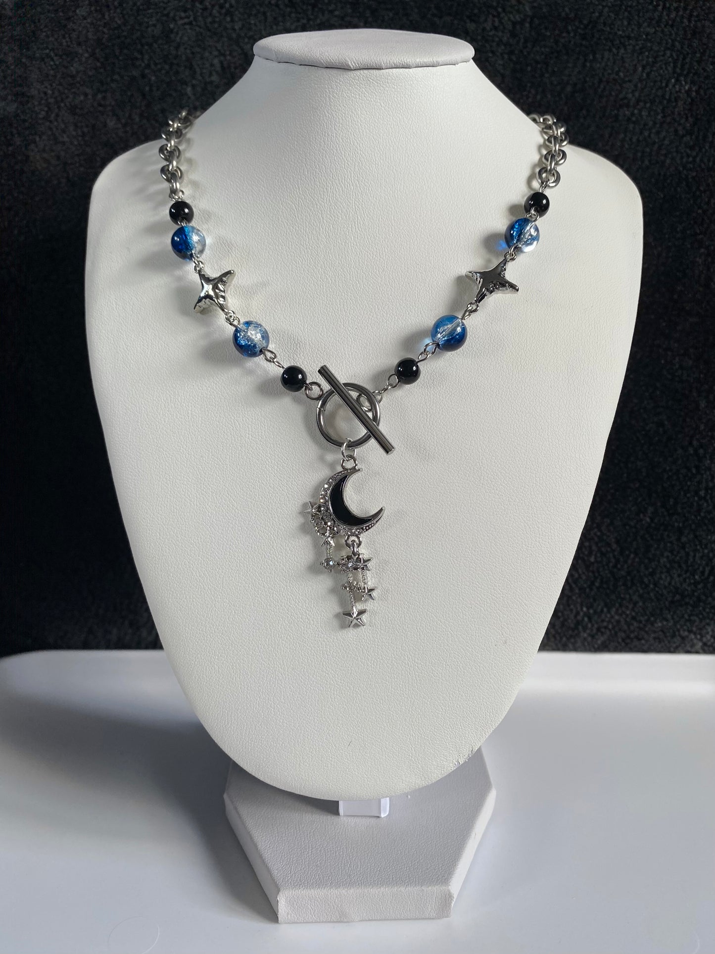 Cosmic Crescent Necklace