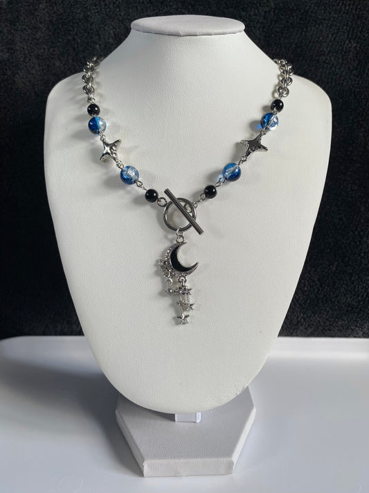 Cosmic Crescent Necklace