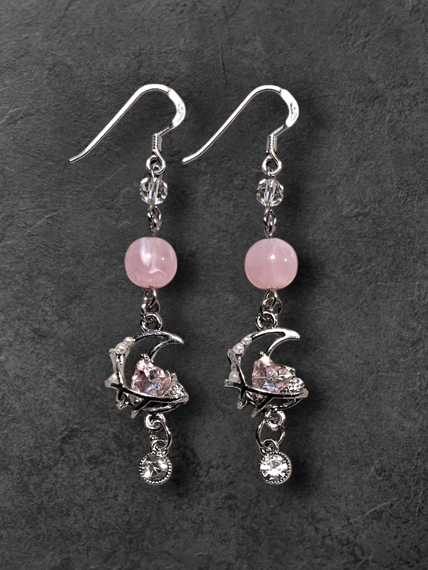 Blush Moon Earrings