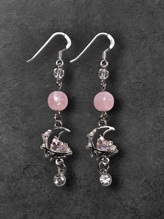 Blush Moon Earrings