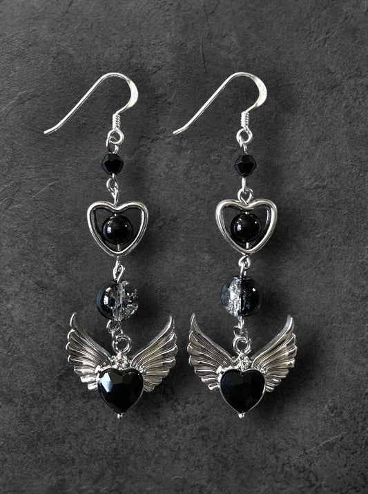 Velvet Heart Earrings