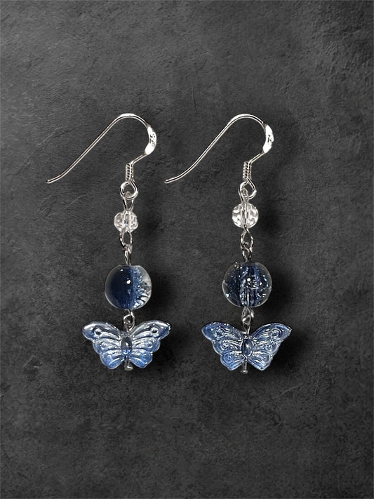 Moonlit Butterfly Earrings