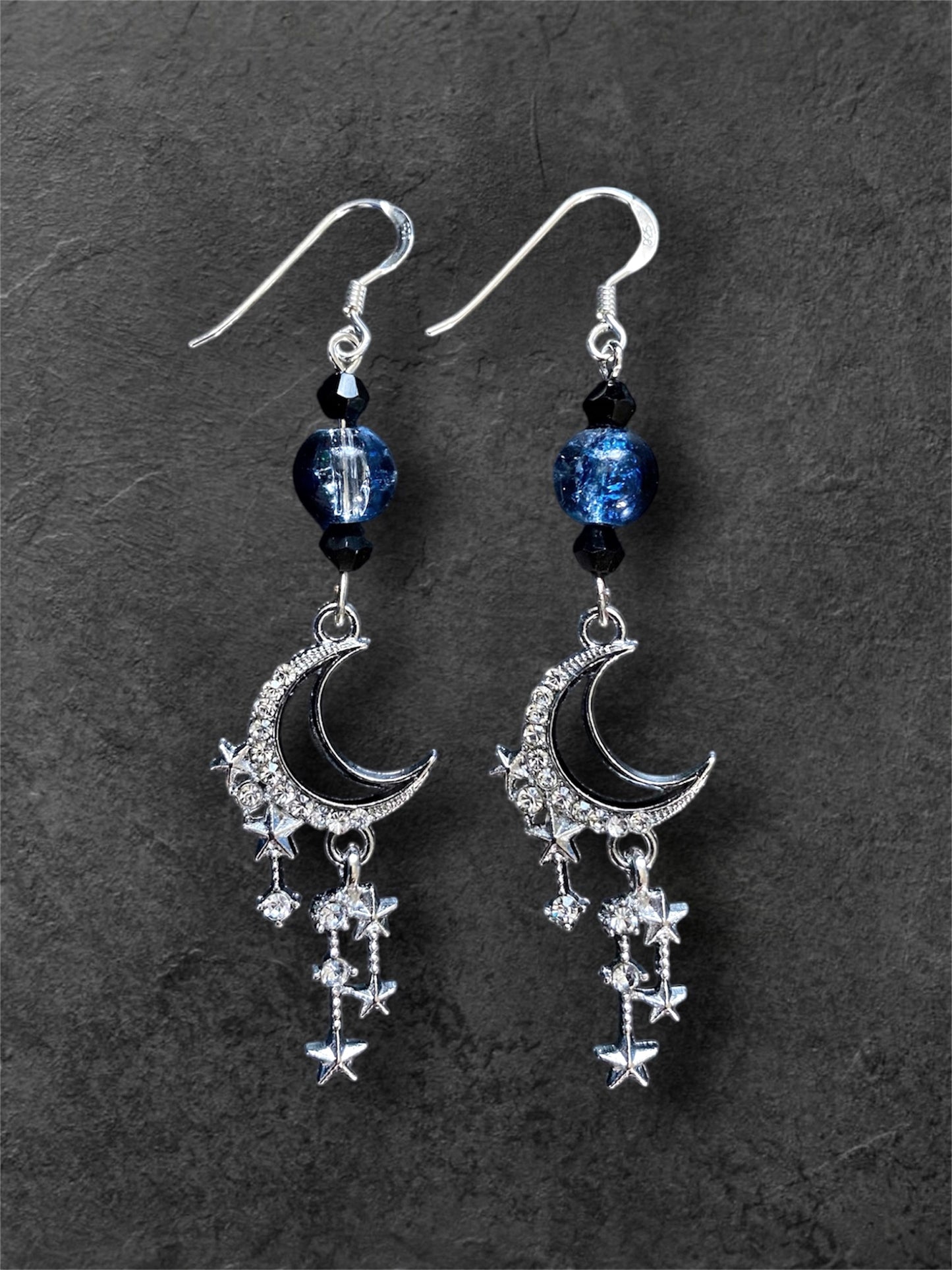 Cosmic Crescent Earrings