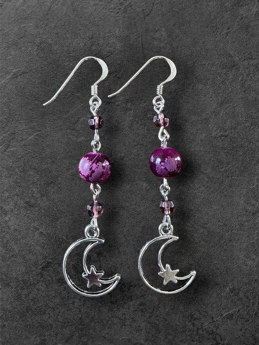 Violet Skies Earrings